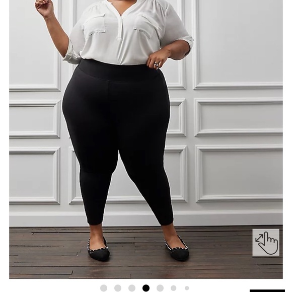 Torrid Black Ponte Pixie Pant 1 - Picture 5 of 11